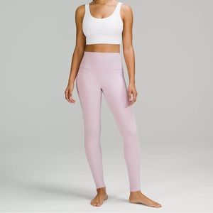 ✨NWT✨ Light pink Lululemon Align HR Pant 28”, size 6